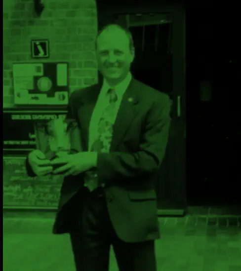 Ron Harpham wins the On-line Document of the Year 1997